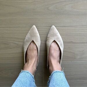 & Other Stories Beige Pointed Flats